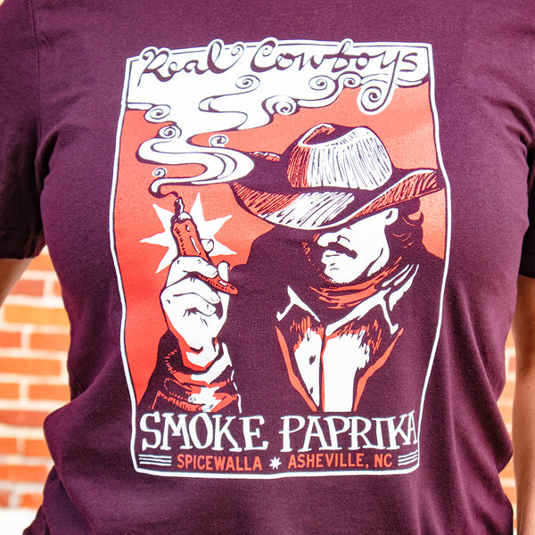 Tiffin Row T-shirt in Burgundy view 2