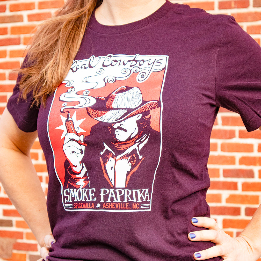 Tiffin Row T-shirt in Burgundy — Tiffin Row